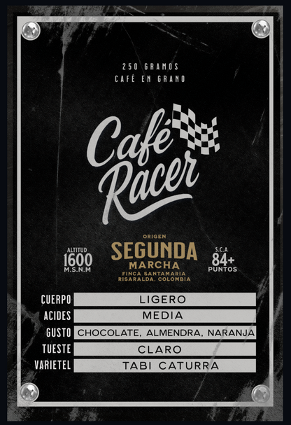 Café en Grano - Segunda Marcha Potencia controlada